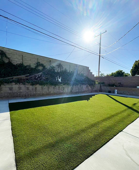 artificial turf installation in To