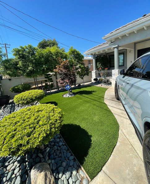 Alhambra artificial turf installat